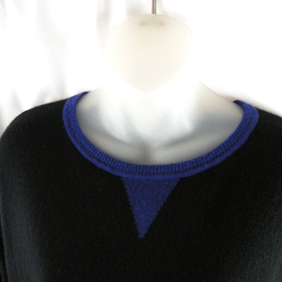 Autumn Cashmere Color Block Sweater 100% Cashmere Crew neck S - Picture 3 of 6